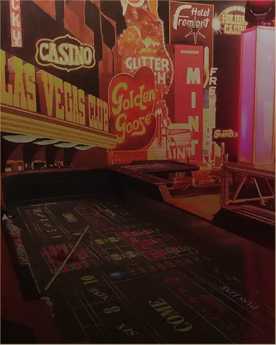 Guests playing at a handcrafted blackjack table
